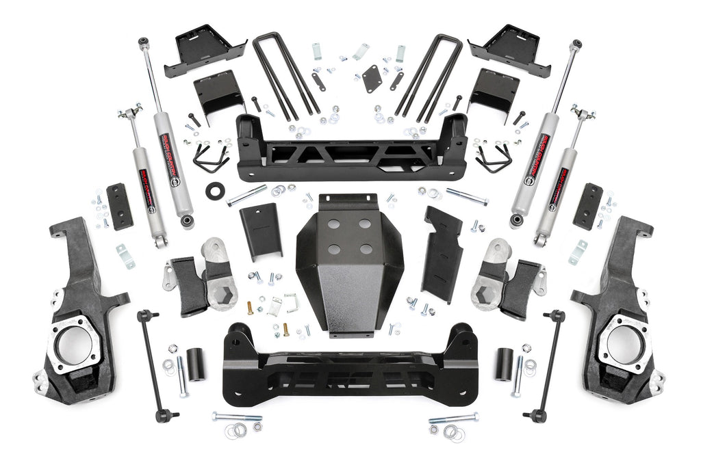 Rough Country | 7 Inch Lift Kit | NTD | w/ Overloads | Chevy/GMC 2500HD/3500HD (20-26) | 111130