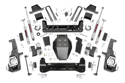 Rough Country | 7 Inch Lift Kit | NTD | w/ Overloads | Chevy/GMC 2500HD/3500HD (20-26) | 111130