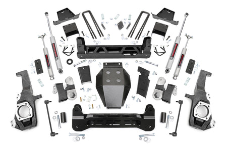 Rough Country | 7 Inch Lift Kit | NTD | w/ Overloads | Chevy/GMC 2500HD/3500HD (20-26) | 111130