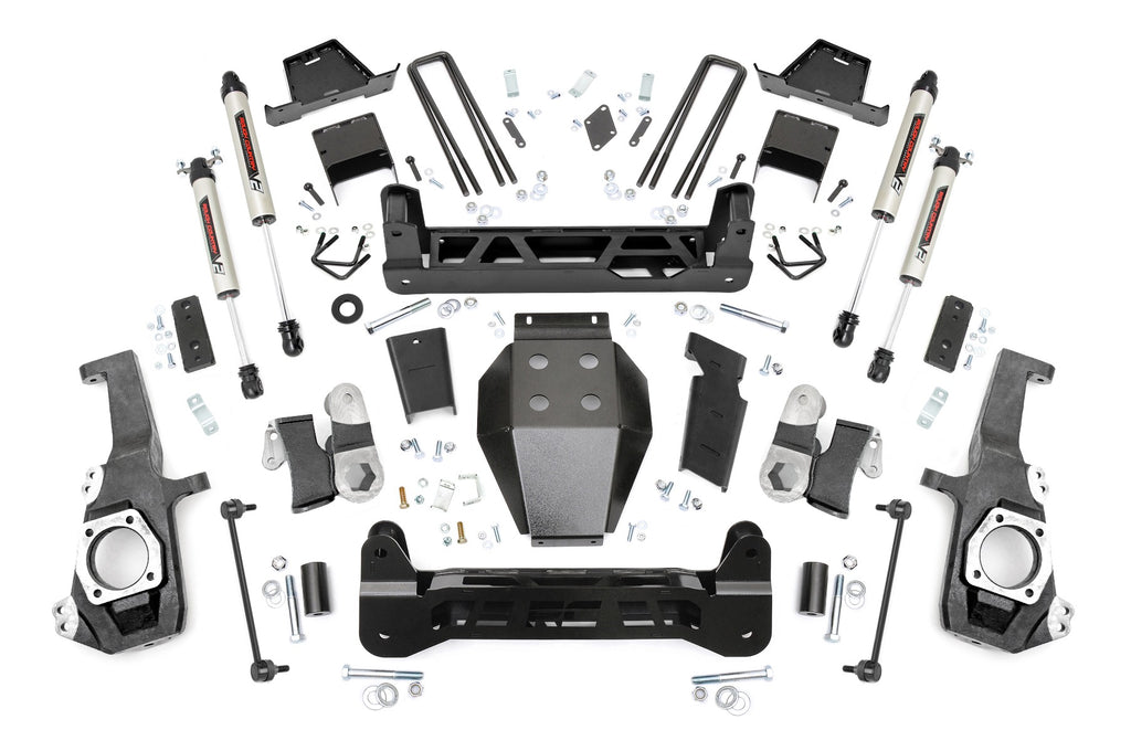 Rough Country | 7 Inch Lift Kit | NTD | V2 | w/ Overloads | Chevy/GMC 2500HD/3500HD (20-26) | 111170