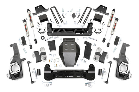 Rough Country | 7 Inch Lift Kit | NTD | V2 | w/ Overloads | Chevy/GMC 2500HD/3500HD (20-26) | 111170