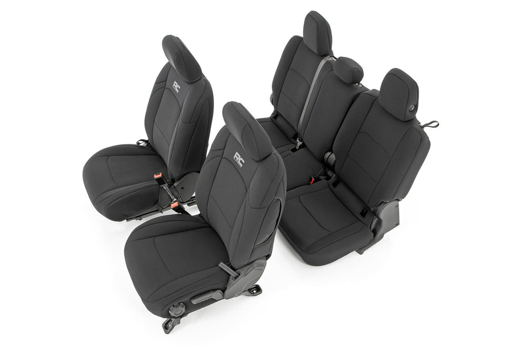 Seat Covers | Front and RR w/ Cup Holder | Jeep Gladiator JT 4WD (2020-2025) | 91038