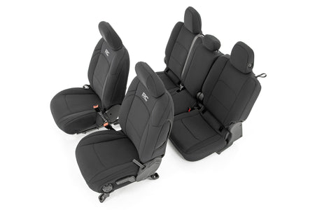 Seat Covers | Front and RR w/ Cup Holder | Jeep Gladiator JT 4WD (2020-2025) | 91038