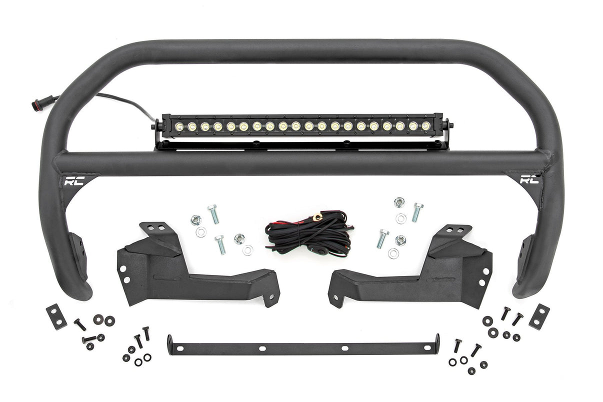 Nudge Bar | 20 Inch BLK DRL Single Row LED | Ford Bronco Sport 4WD (21-25) | 51042
