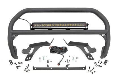 Rough Country | Nudge Bar | w/ Tow Hooks | Spectrum Series LED | Ford Bronco Sport 4WD (21-24) | 51157