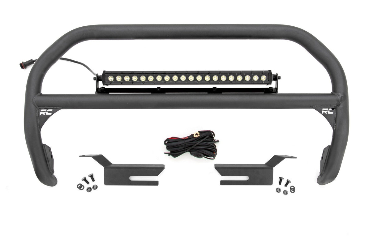 Nudge Bar | 20 Inch Black Single Row LED | Ford Bronco 4WD (2021-2025) | 51046