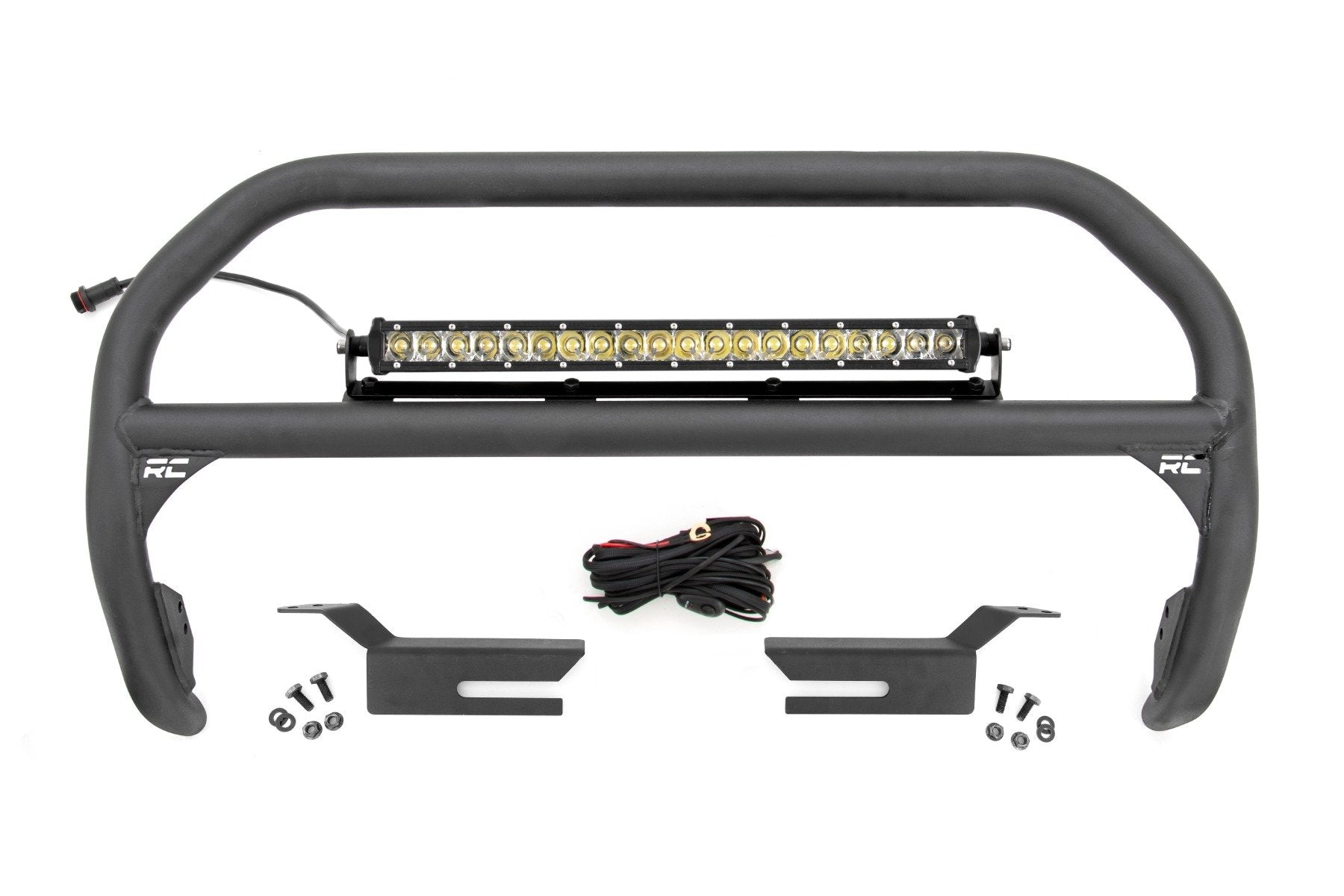 Nudge Bar | 20 Inch Chrome Single Row LED | Ford Bronco 4WD (2021-2025) | 51048