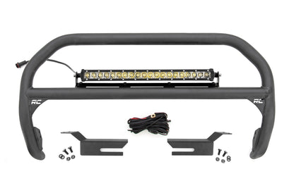 Nudge Bar | 20 Inch Chrome Single Row LED | Ford Bronco 4WD (2021-2025) | 51048