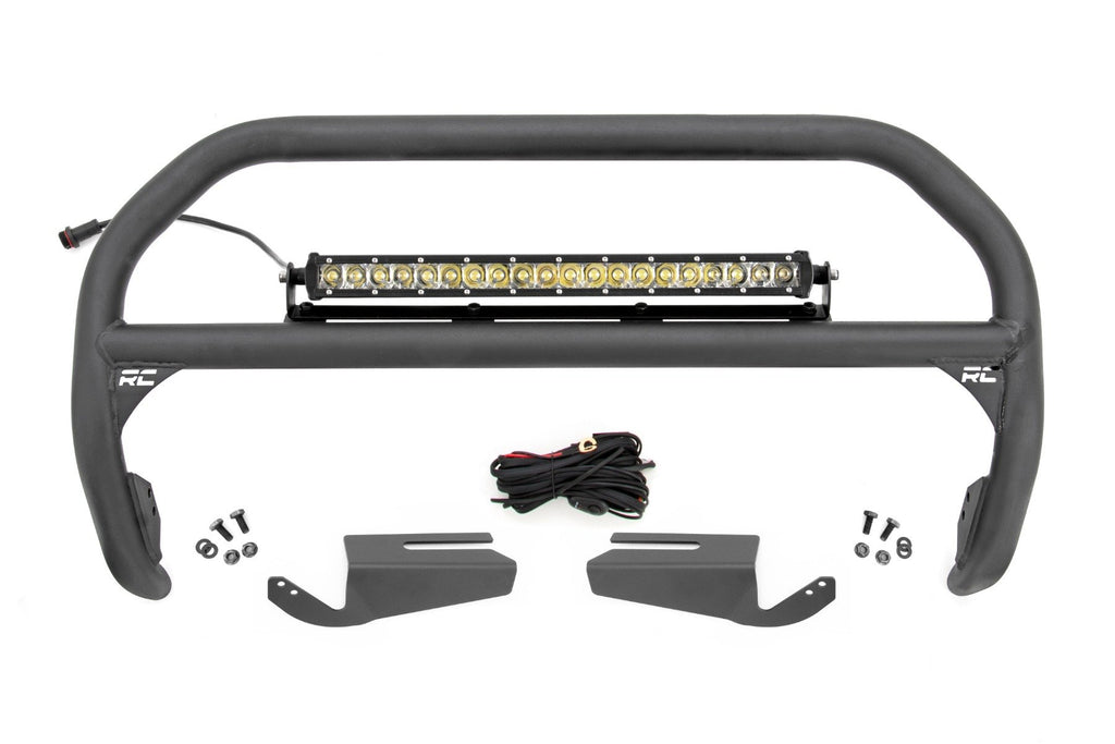 Nudge Bar | 20 Inch Chrome Single Row LED | OE Modular Steel | Ford Bronco (21-25) | 51103