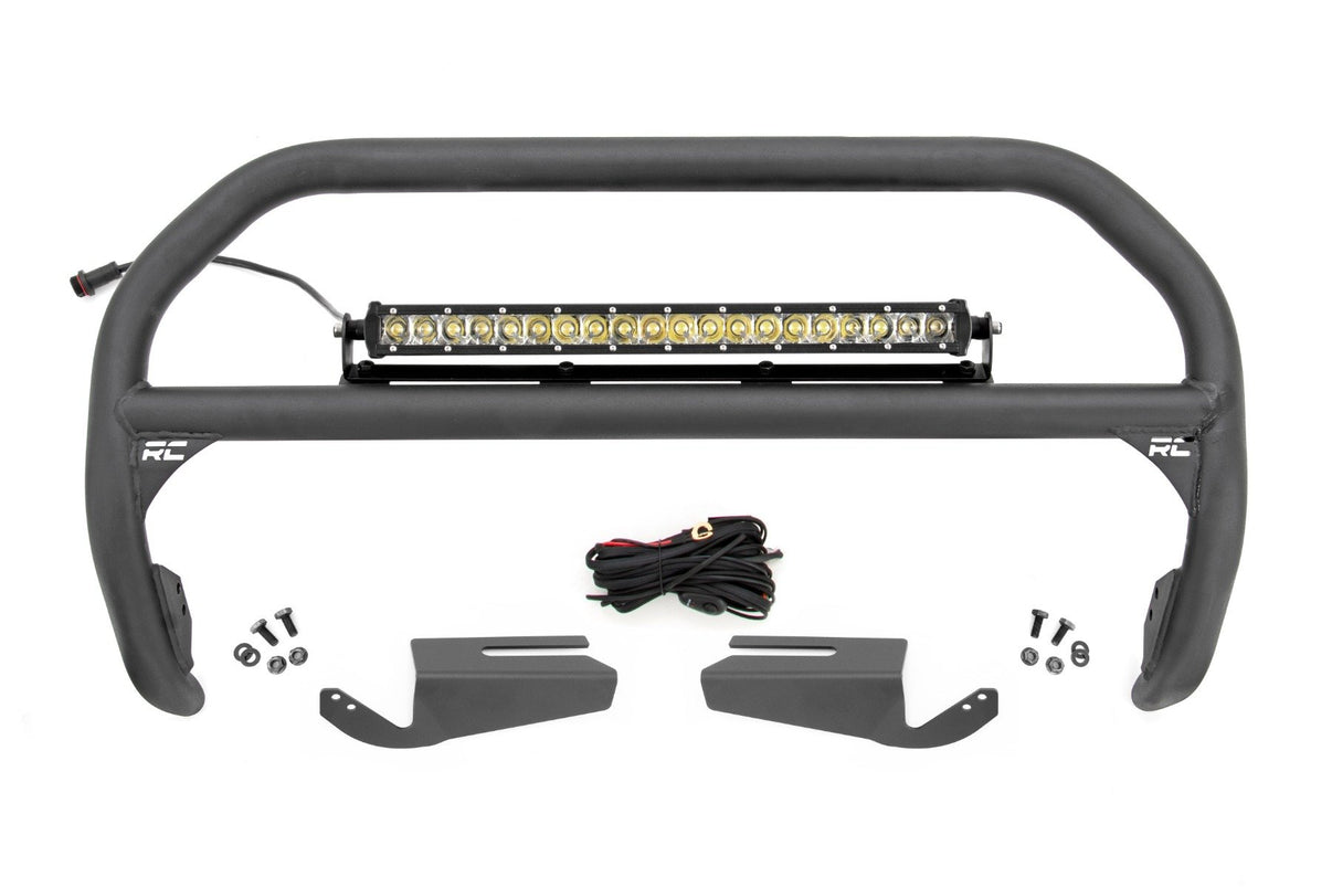 Nudge Bar | 20 Inch Chrome Single Row LED | OE Modular Steel | Ford Bronco (21-25) | 51103