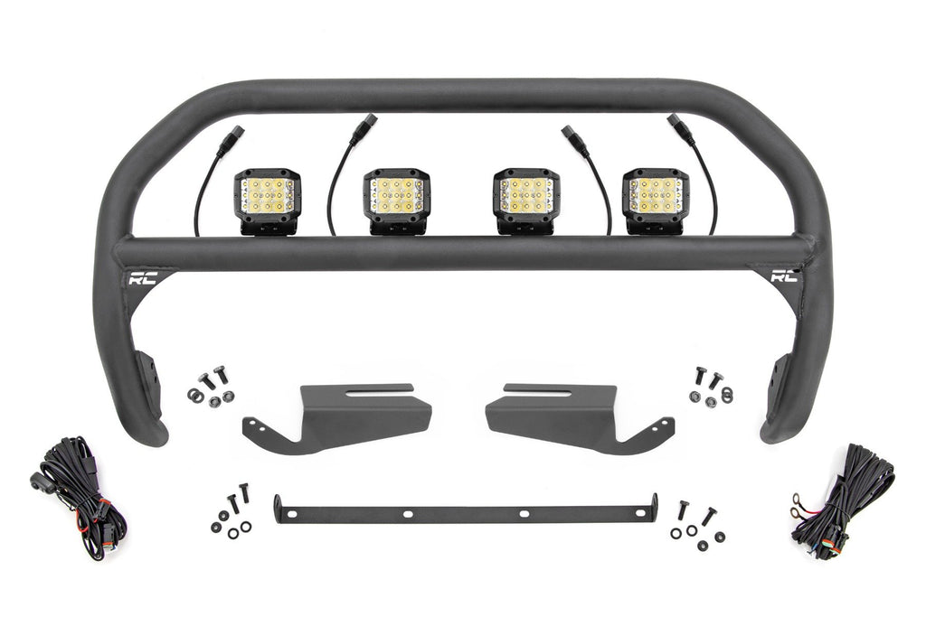Nudge Bar | 3 Inch Wide Angle Led (x4) | Oe Modular Steel | Ford Bronco (21-25) | 51105