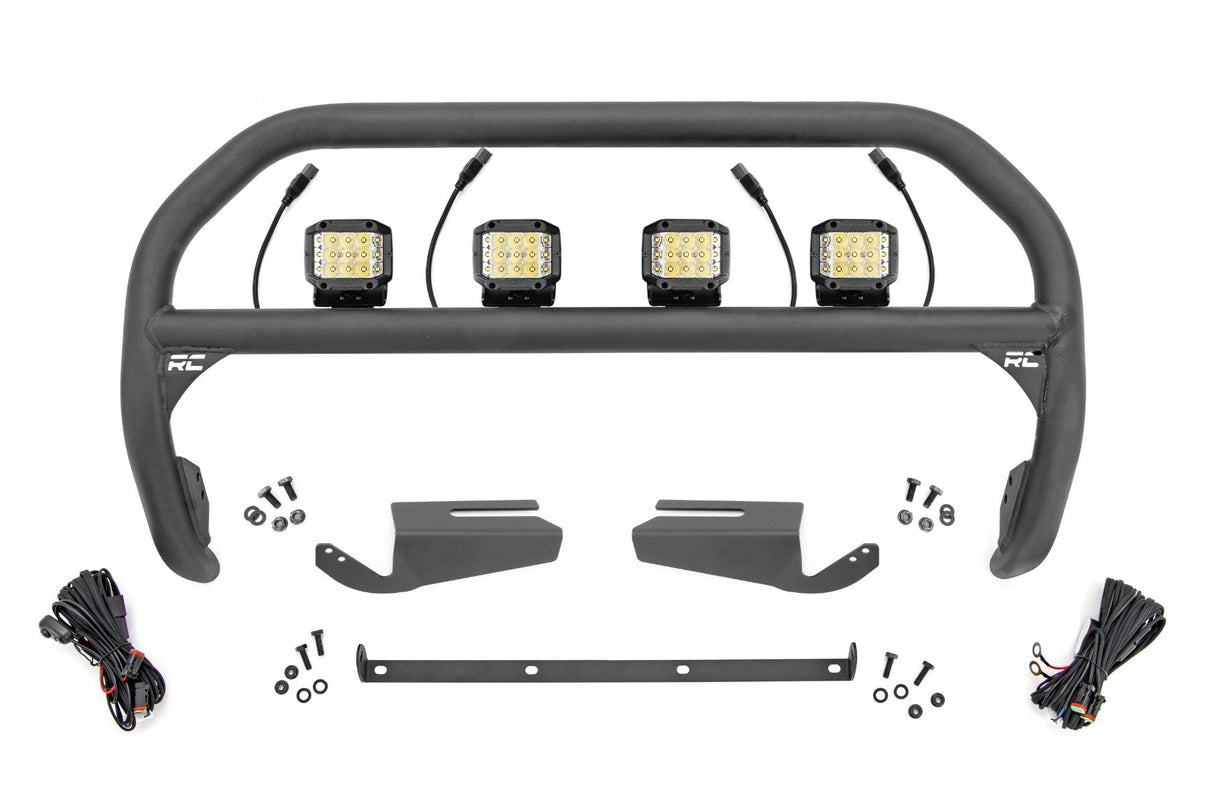 Nudge Bar | 3 Inch Wide Angle Led (x4) | Oe Modular Steel | Ford Bronco (21-25) | 51105
