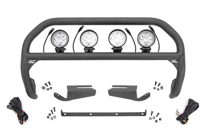 Nudge Bar | 4 Inch Round Led (x4) | OE Modular Steel | Ford Bronco 4WD (21-25) | 51104