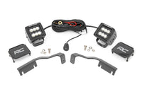 LED Light Kit | Ditch Mount | 2" Black Pair | Flood | Nissan Frontier (22-25) | 71065