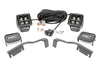 LED Light Kit | Ditch Mount | 2" Black Pair | Amber DRL | Nissan Frontier (22-25) | 71067