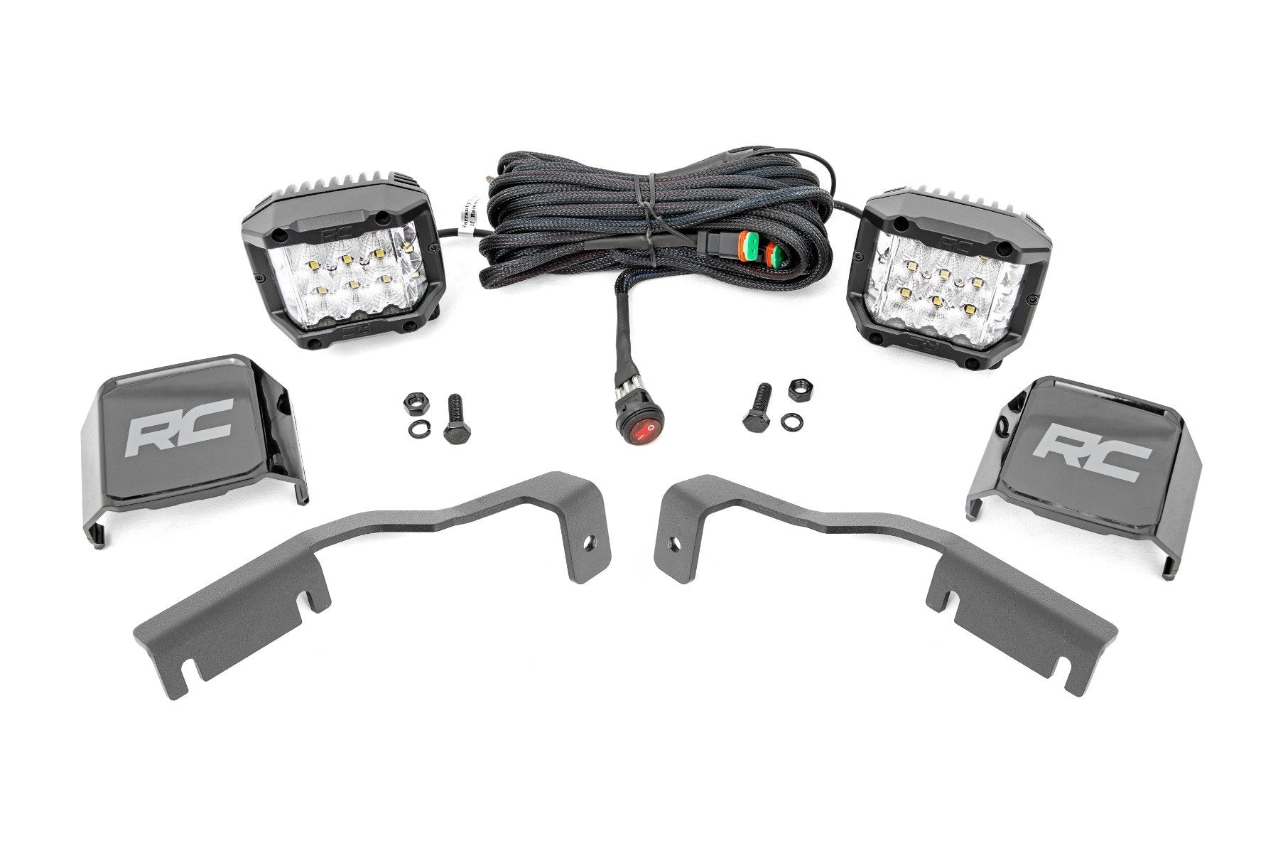 LED Light Kit | Ditch Mount |  3" OSRAM | Wide | Nissan Frontier (22-25) | 71068