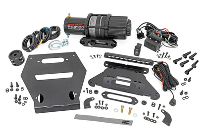LED Light | Winch Mount | RS4500S | 10" Black Slimline | Polaris RZR Pro R | 92063