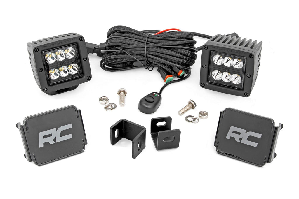 LED Light Kit | Ditch Mount | 2" Black Pair | Spot | Toyota Tundra (22-25) | 71071
