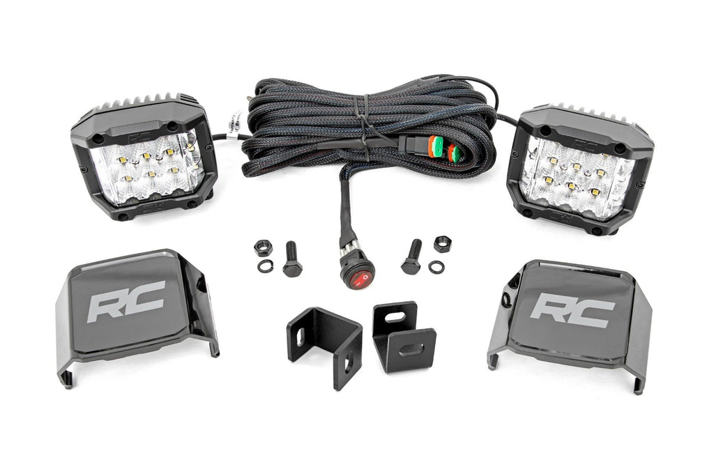 LED Light Kit | Ditch Mount |  3" OSRAM | Wide | Toyota Tundra 2WD/4WD (22-25) | 71075
