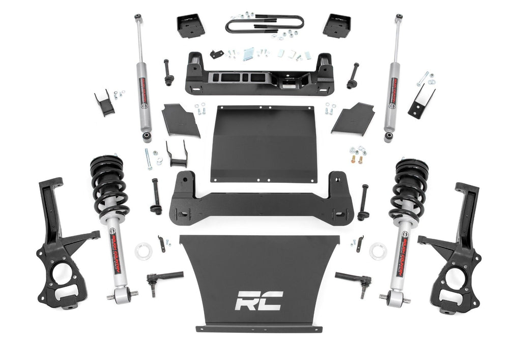 6 Inch Lift Kit | Mono Leaf Rear | N3 Struts | Chevy Silverado 1500 (2025) | 21631_A