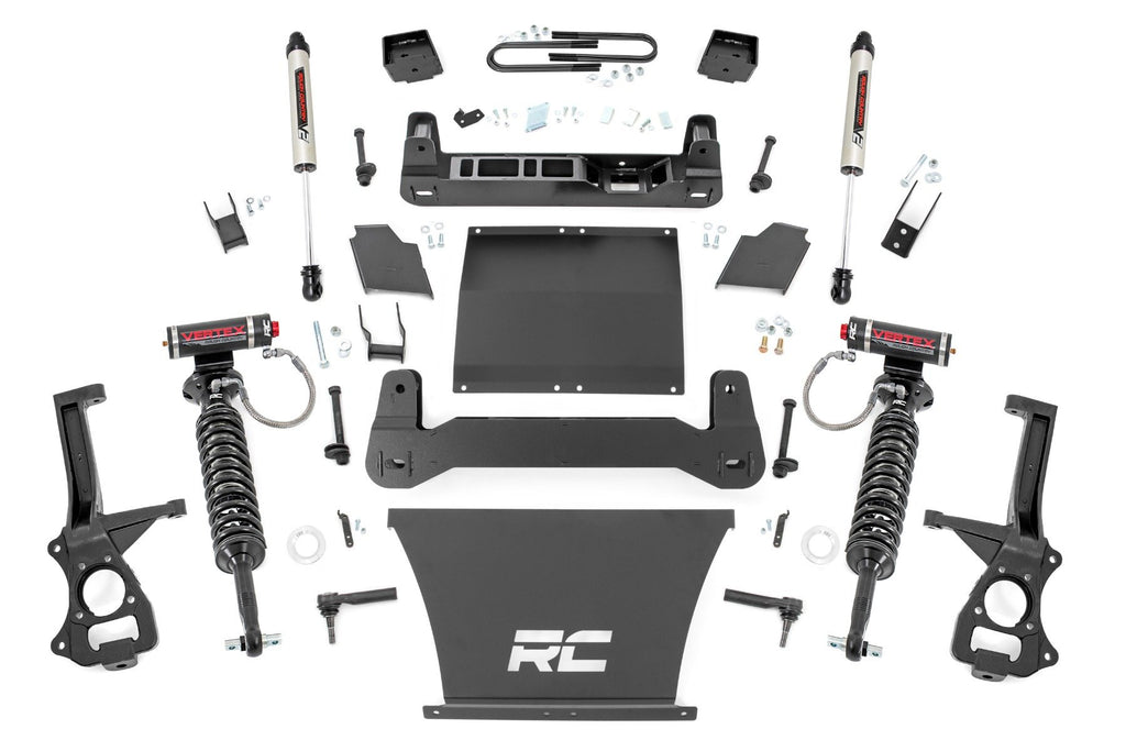 6 Inch Lift Kit | Mono Leaf Rear | Vertex/V2 | Chevy Silverado 1500 (2025) | 21657_A