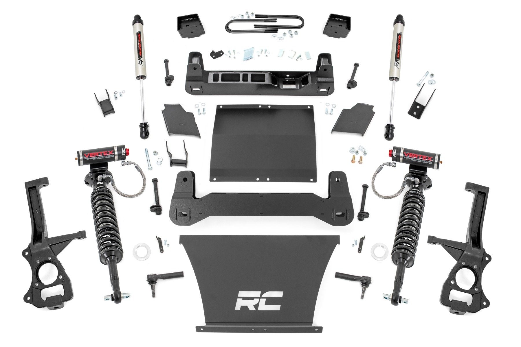 6 Inch Lift Kit | Mono Leaf Rear | Vertex/V2 | Chevy Silverado 1500 (2025) | 21657_A