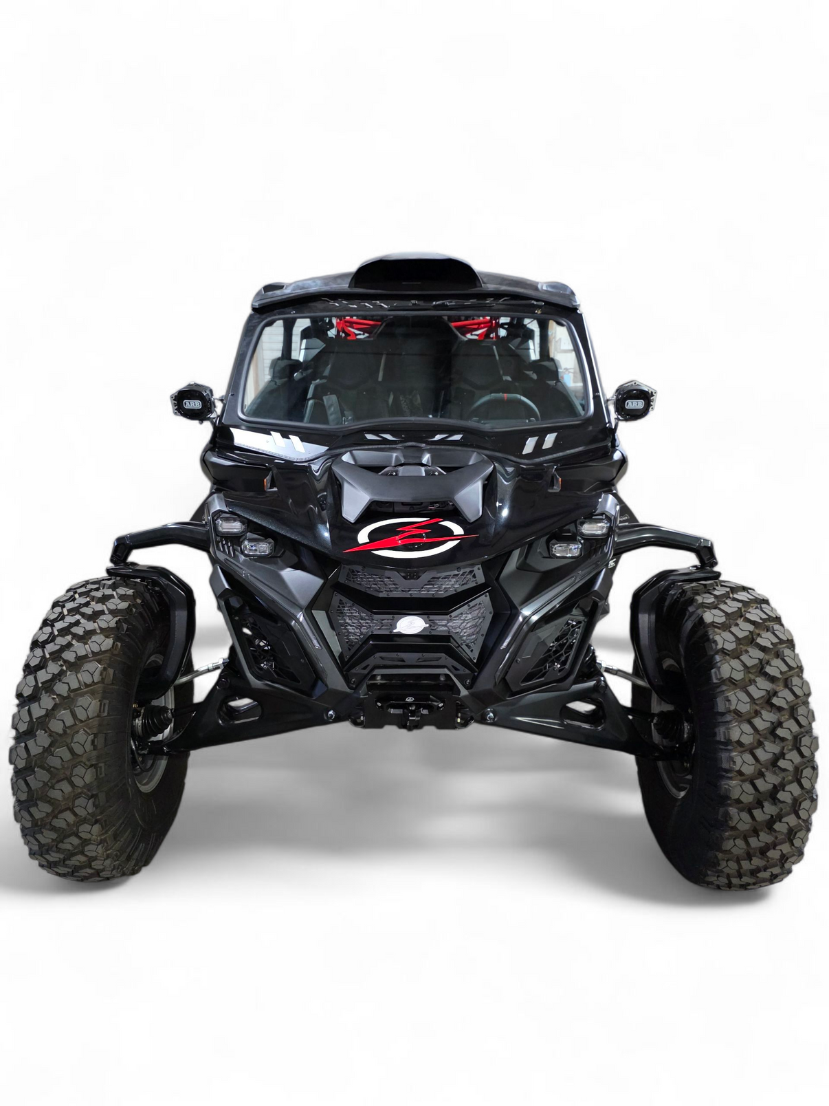 Volt 3-Piece Grille for 2024+ Can-Am Maverick R in satin black finish