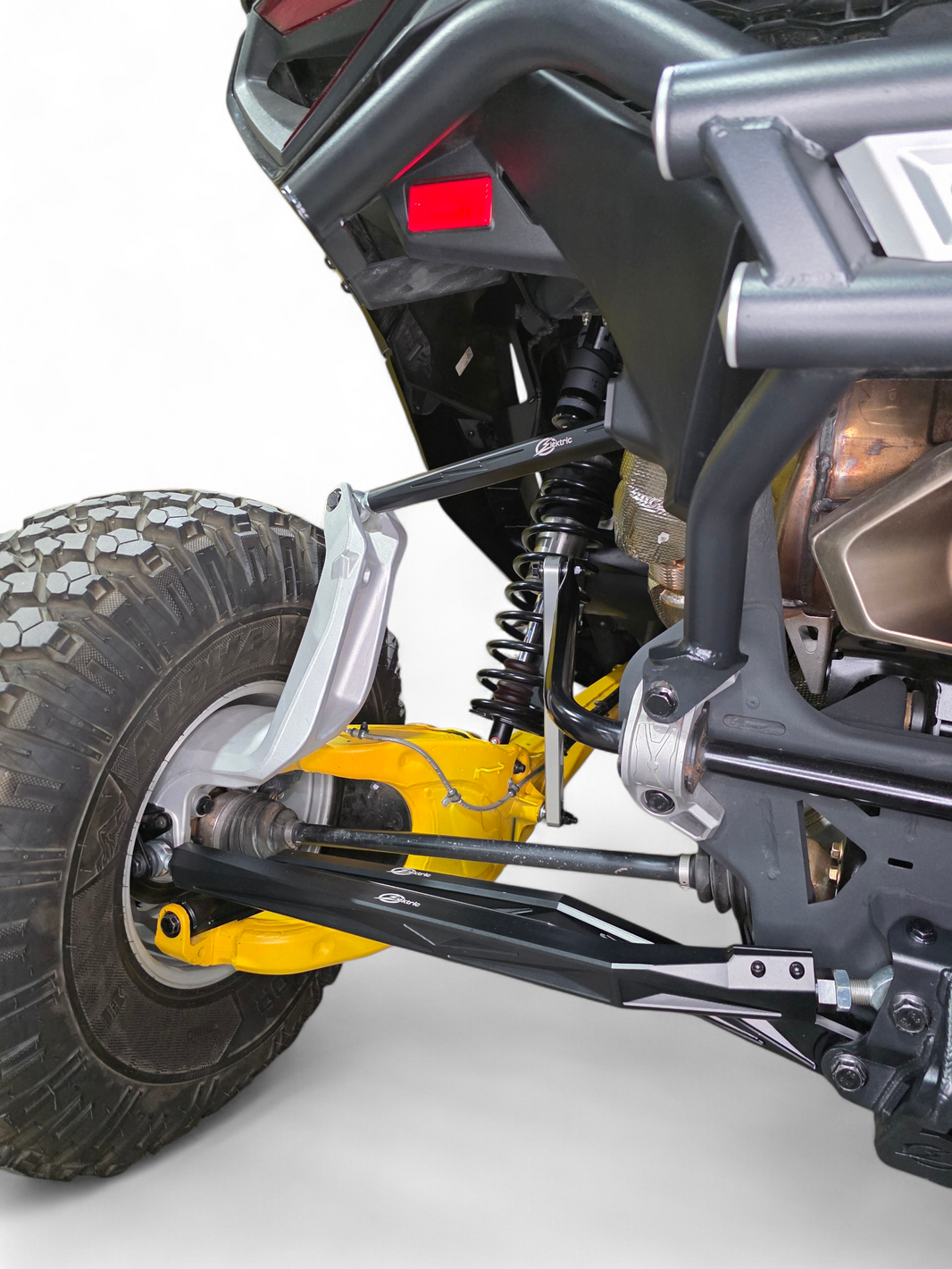 2024+ Can Am Maverick R High Clearance Adjustable Radius Rods (Anodized Black)