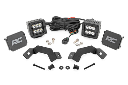 LED Light Kit | Ditch Mount | 2" Black Pair | Spot | Toyota Land Cruiser (24-25) | 72112