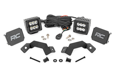 LED Light Kit | Ditch Mount | 2" Black Pair | Spot | Toyota Land Cruiser (24-25) | 72112