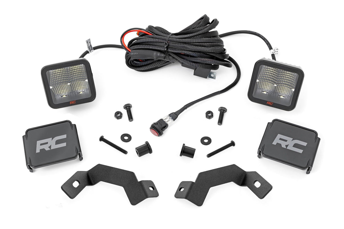 LED Light Kit | Ditch Mount | 2" Spectrum Pair | Spot | Toyota Land Cruiser (24-25) | 72118