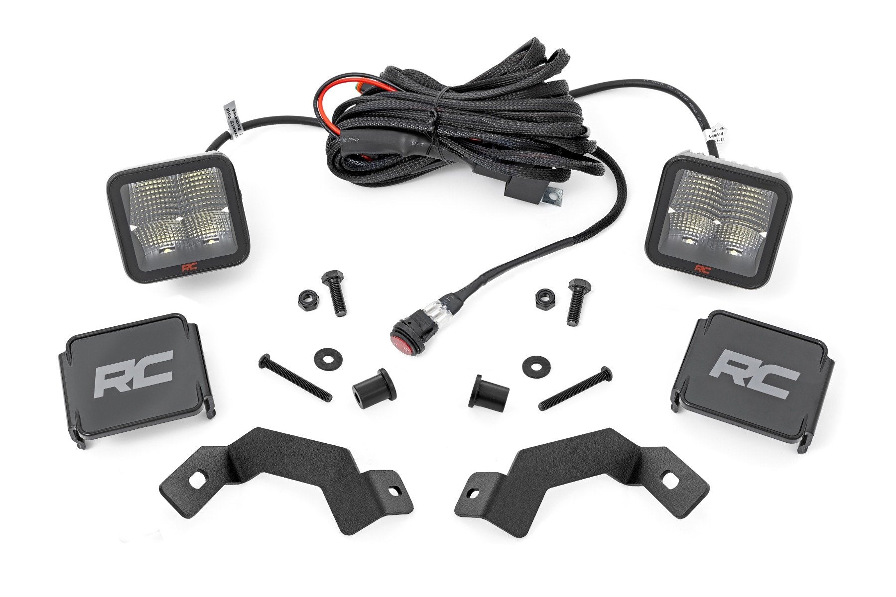 LED Light Kit | Ditch Mount | 2" Spectrum Pair | Spot | Toyota Land Cruiser (24-25) | 72118