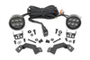 LED Light Kit | Ditch Mount | Black Series Round | 3.5 Inch | Amber DRL | Toyota LandCruiser (2024) | 72117