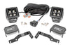 LED Light Kit | Ditch Mount | 2" Black Pair | Amber DRL | Toyota Tacoma (24-25) | 72104