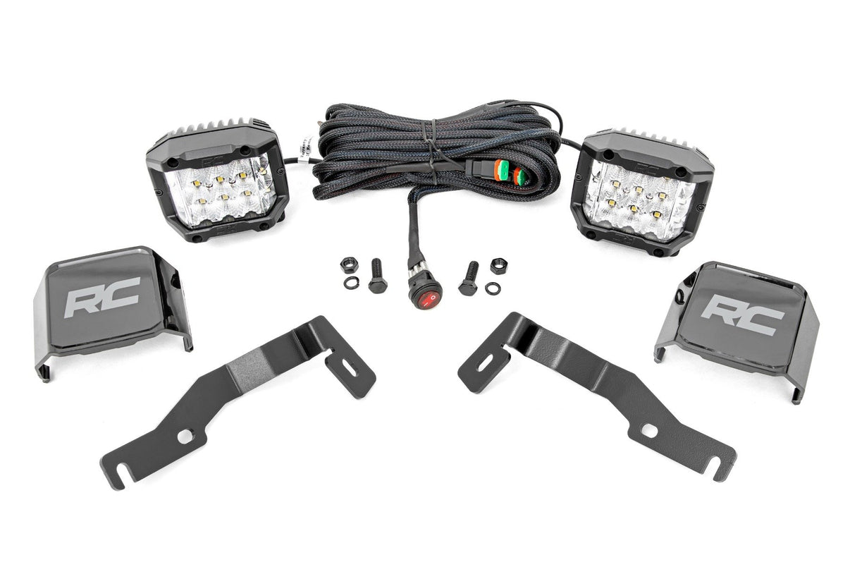 LED Light Kit | Ditch Mount |  3" OSRAM | Wide | Toyota Tacoma 2WD/4WD (24-25) | 72105