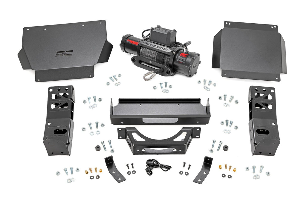 Rough Country | FXS Hidden Winch Mount | PRO9500S | Toyota Tacoma 4WD (2024-2026) | 10813
