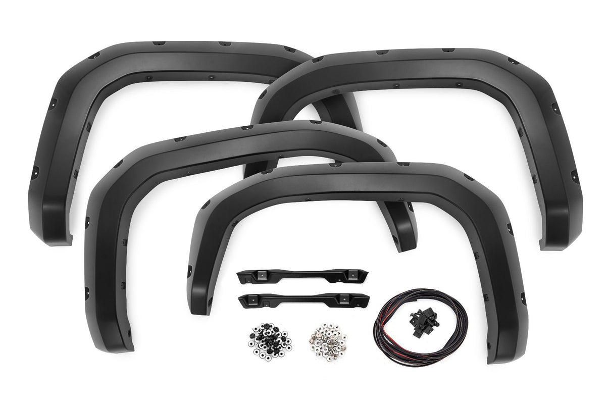 Pocket Fender Flares | 089 Wind Chill Pearl | Toyota Tacoma 2WD/4WD (24-25) | F-T12421-089