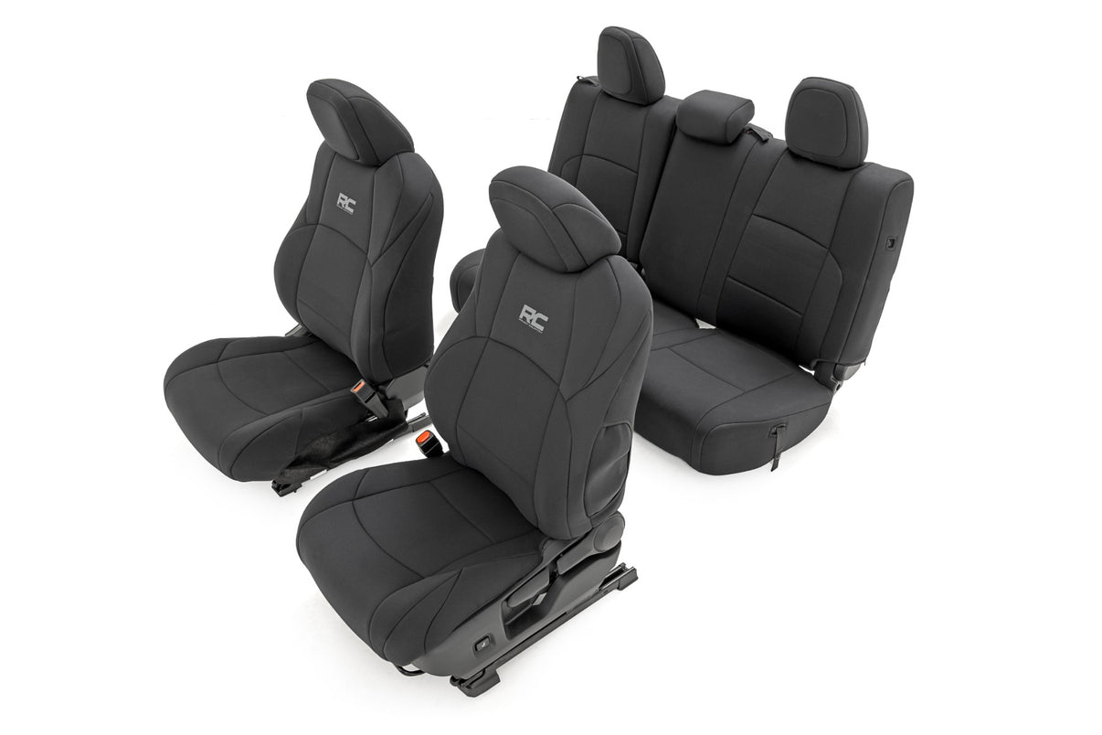 Seat Covers | FR & RR | Double Cab | Toyota Tacoma 2WD/4WD (2024-2025) | 91062