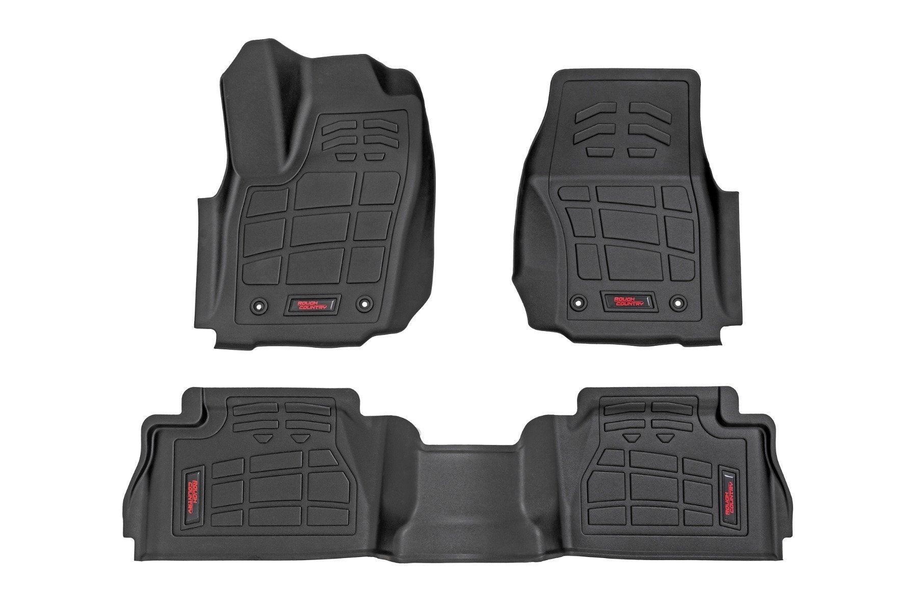 Sure-Fit Floor Mats | Front & Rear | Double Cab | Toyota Tacoma (24-25) | SM71224