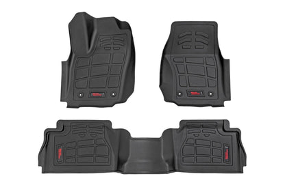 Sure-Fit Floor Mats | Front & Rear | Double Cab | Toyota Tacoma (24-25) | SM71224