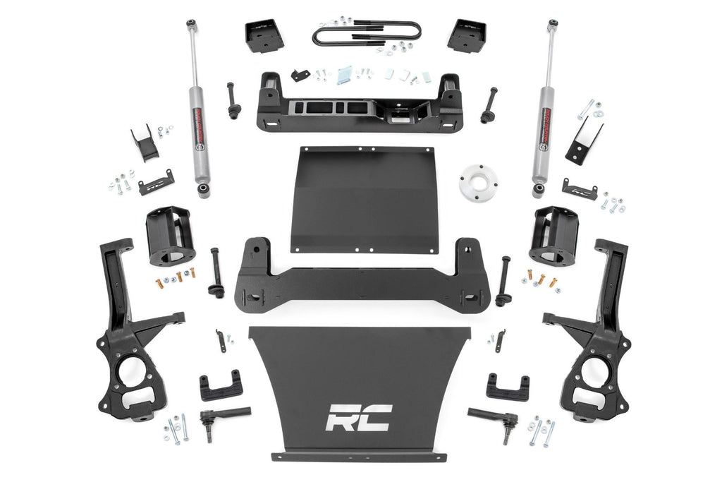 Rough Country | 6 Inch Lift Kit | Mono Leaf Rear | Chevy Silverado 1500 2WD (2025-2026) | 111630