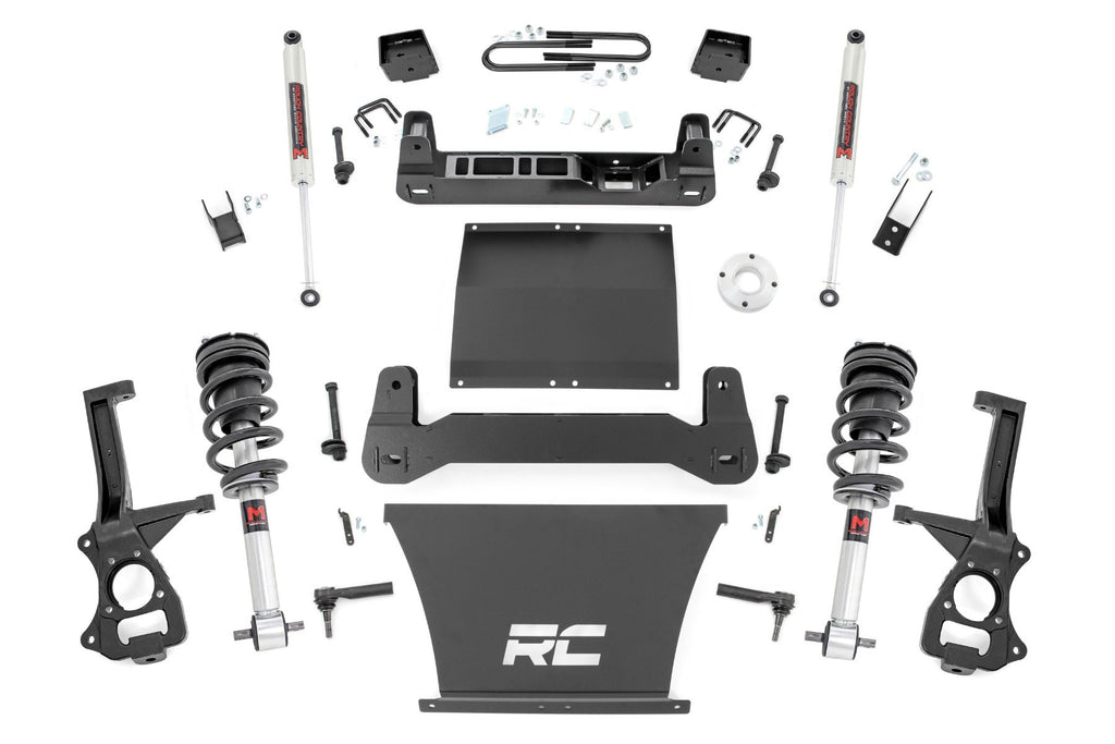 Rough Country | 6 Inch Lift Kit | Mono Leaf Rear | M1 Struts/M1 | Chevy Silverado 1500 (25-26) | 111640