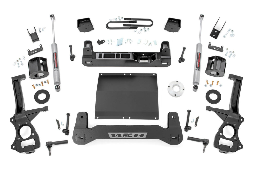 Rough Country | 6 Inch Lift Kit | Mono Leaf Rear | Diesel | Chevy Silverado 1500 2WD (25-26) | 111630D