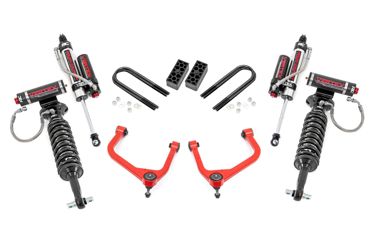3.5 Inch Lift Kit | Vertex | Chevy Silverado 1500 2WD/4WD (2025) | 110450RED