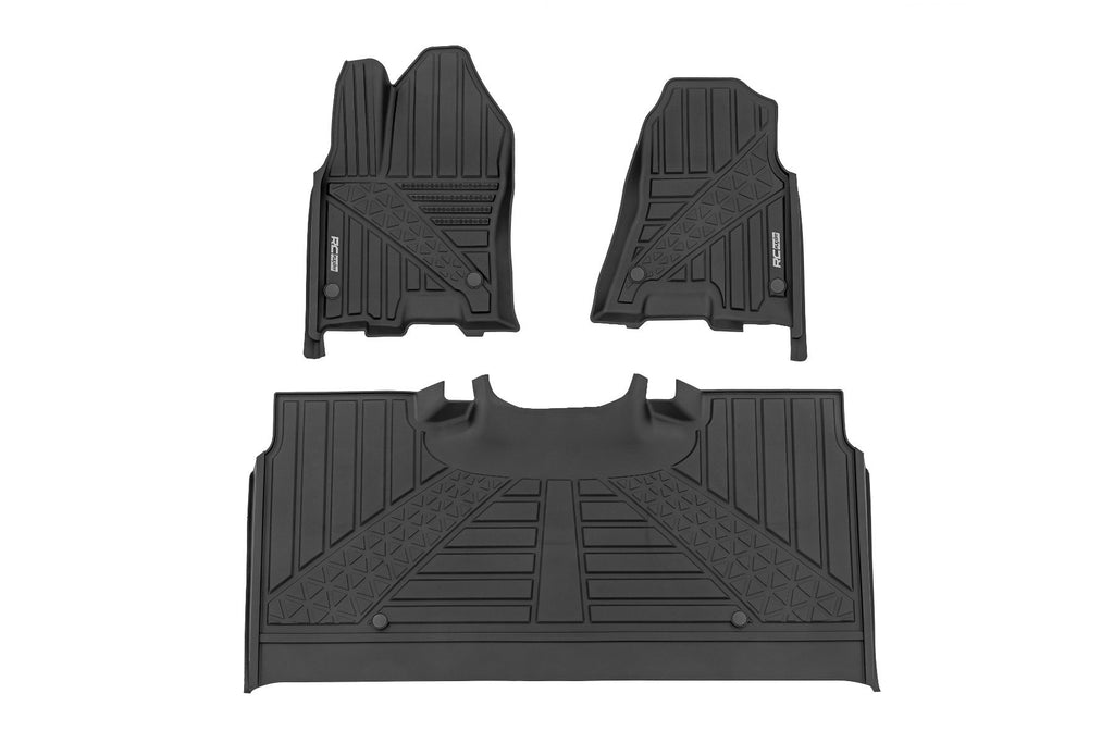 Flex-Fit Floor Mats | FR & RR | Crew | Ram 1500 2WD/4WD (2025) | FF-31432
