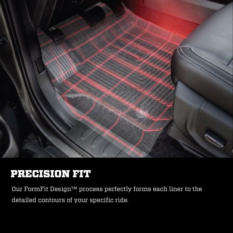 Husky Liners 2024 Toyota Tacoma CC/DC (Manual Trns) Weatherbeater Front & 2nd Seat Floor Liner - Blk