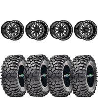 Metal FX Slayer 15x8 beadlock on Maxxis Roxxzilla | 4/156 Kawasaki KRX RZR Pro XP 1k/Turbo