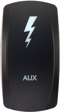 Dash Switch Rocker Face Aux Lights
