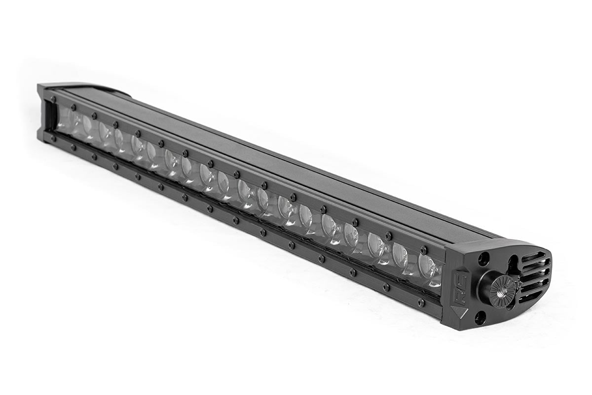20 Inch Black Series LED Light Bar | Single Row | Amber DRL | 70720BLDRLA