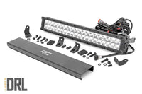 20 Inch Chrome Series LED Light Bar | Dual Row | Amber DRL | 70920DA